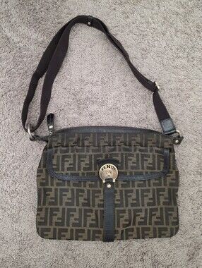 Fendi Zucca Monogram Crossbody Bag